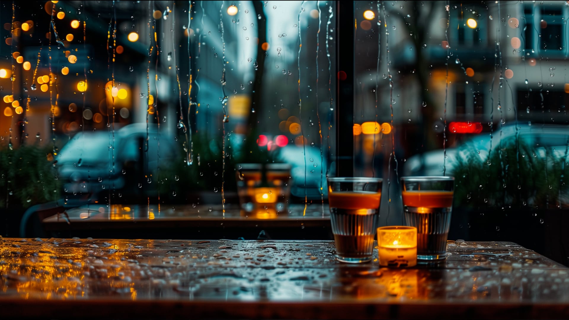 Coffee shop noise for focus background